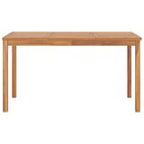  Vrtni blagovaonski set od 5 dijelova 140 x 80 cm masivno tikovino drvo | shoptok.hr