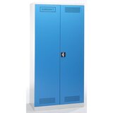 eurokraft pro omara za okolju prijazno skladiščenje, talna prestrezna kadica, 4 lakirane police, vxšxg 1950 x 950 x 500 mm | Shoptok.si