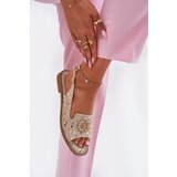 S. BARSKI Leather Sandals With Decoration On Flat Heel S.Barski | ePonuda.com