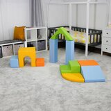  Jastučići za penjanje, meke igračke, 10-dijelni set jastučića za dijete (svijetle boje) | shoptok.hr