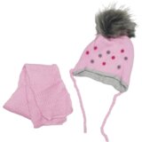  Set Kapa i šal za bebe, Roze Cene