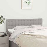  Posteljno vzglavje 2 kosa svetlo sivo 72x5x78/88 cm blago, (20738650) | Shoptok.si