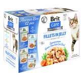 Brit Care Cat Fillets in Jelly 12 x 85 g - Paket okusov Cene