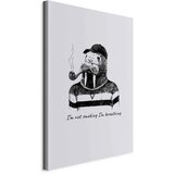  Slika - I\'m Not Smoking. I\'m Breathing (1 Part) Vertical 80x120 Na talijanskom platnu | shoptok.hr