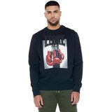 Leone 1947 Flis Man Crewneck Celebrated Črna Cene