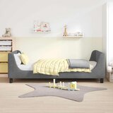  Otroški posteljni okvir z vznožjem Temno siva 90 x 200 cm Žamet, (5000104609) | Shoptok.si