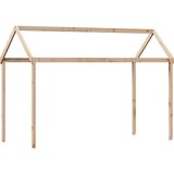  Krevet na kat s krovom voštano 75x190 cm masivna borovina | shoptok.hr