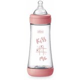 Chicco Perfect 5 steklenička za dojenčke 4 m+ Fast Flow Pink 300 ml Cene