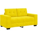  Set sofe 3 pcs Žuta 221 x 80 x 80 cm Baršun | shoptok.hr
