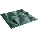  Zidne panele 12 pcs Dijamant zelena 50 x 50 cm XPS pjena | Eponuda.ba
