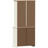  Visoka komoda VIGO bijela 78 x 40 x 175 cm od masivne borovine | Eponuda.ba