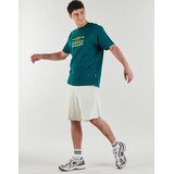 New Balance Majice s kratkimi rokavi LINEAR LINES T-SHIRT Zelena | Shoptok.si