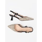GOODIN Black braided pumps with low heels | ePonuda.com