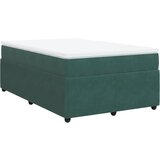 Maison Chic Box spring postelja - Vzmetna postelja z vzmetnico temno zelena 120x200 cm žamet SL24006, (21890838) | Shoptok.si