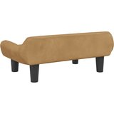  Krevet za pse smeđi 70x40x24 cm baršunasti | shoptok.hr