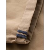 Ombre Classic men's chino shorts with rolled up leg - beige | shoptok.hr