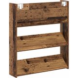  Zidni ormarić za cipele staro drvo 80x18x90cm konstruirano drvo | shoptok.hr
