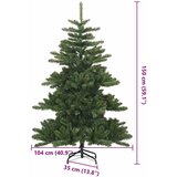  Umjetno božićno drvce s nogom Zelena 150 cm PVC, čelik | shoptok.hr