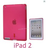  Gumijasti / gel etui za Apple iPad 2 - roza Cene