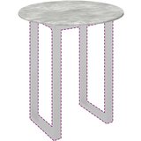 vidaXL Gornji dio stola Beton siva 80 x 80 x 1.5 cm Konstruirano drvo | shoptok.hr