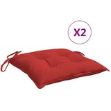  Jastuci za stolice 2 kom boja vina 40x40x7 cm tkanina Oxford | shoptok.hr