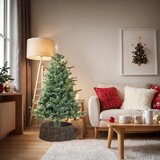 vidaXL Ogrlica za božićno drvce Crna 75 x 75 x 25 cm Zumbul | shoptok.hr