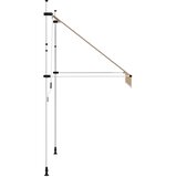 Tenda na ručno uvlačenje 200 cm narančasto-bijela prugasta | shoptok.hr