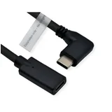Roline USB-C kabel USB 3.2 gen. 1 (USB 3.0) USB-C® utikač, USB-C® utičnica 2.00 m crna 11045496