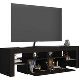 vidaXL TV ormarić s LED svjetlima crni 140x36,5x40 cm | shoptok.hr