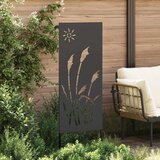  Privatnost u vrtu Crna 50 x 140 cm Hladno valjana čelična | shoptok.hr