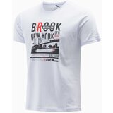 BRILLE Muška majica Brooklyn, Bela Cene