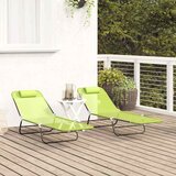  Sklopiva ležaljka za sunčanje 2 pcs Zelena 182 x 55 x 85,5 cm | shoptok.hr