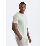 Ombre Men's full-print t-shirt with colorful letters - light green | Shoptok.si