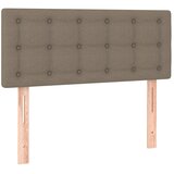  LED uzglavlje smeđesivo 90x5x78/88 cm od tkanine | shoptok.hr