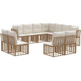  Set vanjskih sofa Prirodna Poliester - Prirodna bez stola | shoptok.hr
