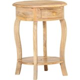 vidaXL Stranska mizica 37x37x61 cm trden mangov les | Shoptok.si