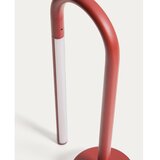 Kave Home Crvena metalna LED stolna lampa (visina 30 cm) Bow – | shoptok.hr
