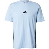 Adidas Tehnička sportska majica '3S' svijetloplava / crna Cijene