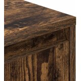  Noćni ormarić s LED svjetlima boja dimljenog hrasta 38x34x50 cm | shoptok.hr