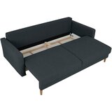 MID.YOU ZOFA S POSTELJNO FUNKCIJO, temno modra tekstil | Shoptok.si