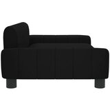  Dječja fotelja crna 90 x 53 x 30 cm od tkanine | shoptok.hr