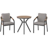 Modern Living Set Za Balkon Justin, Siva, Naravna, 3-Delno Cene