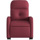  Naslonjač na podizanje od tkanine crvena boja vina | shoptok.hr