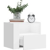  Zidni noćni ormarići 2 kom bijeli 45 x 30 x 35 cm | shoptok.hr
