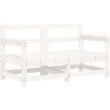  7-dijelna vrtna garnitura bijela od masivne borovine | shoptok.hr