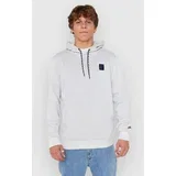 Anti Series Search Base Pulover s kapuco grey marle