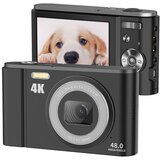 INF digitalni fotoaparat 48MP 16x zoom 4K video black, (21266054) Cene