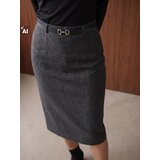 Sinsay Olovka midi suknja s remenom | shoptok.hr