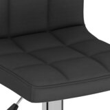  Barski stolac od tkanine crni | shoptok.hr
