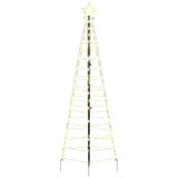 vidaXL LED božično drevesce med 390 LED Toplo bela 250 cm elezo | Shoptok.si
